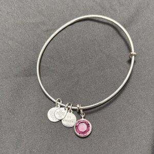 Alex and Ani October birth stone bracelet